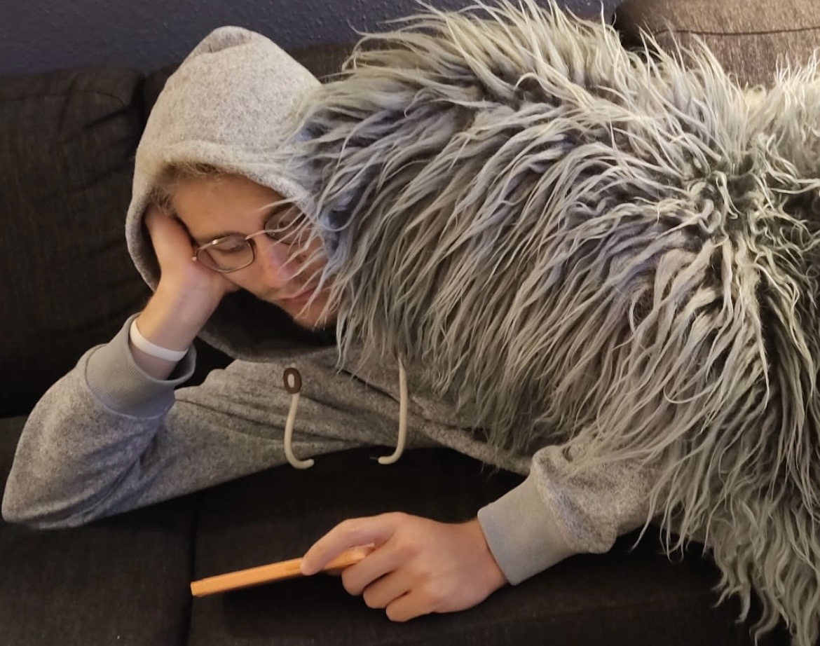 Tech millenial card art